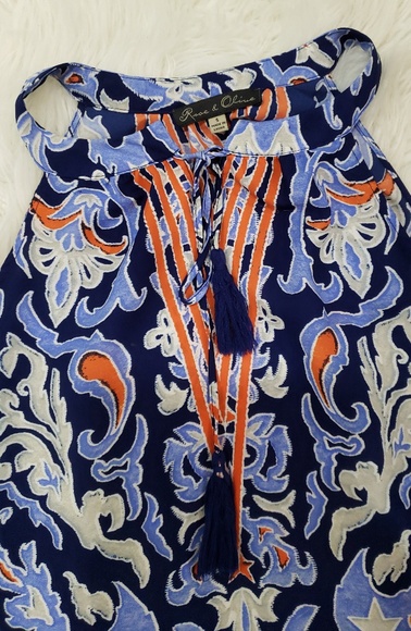 Blouse Rose &  Olive - Picture 3 of 3